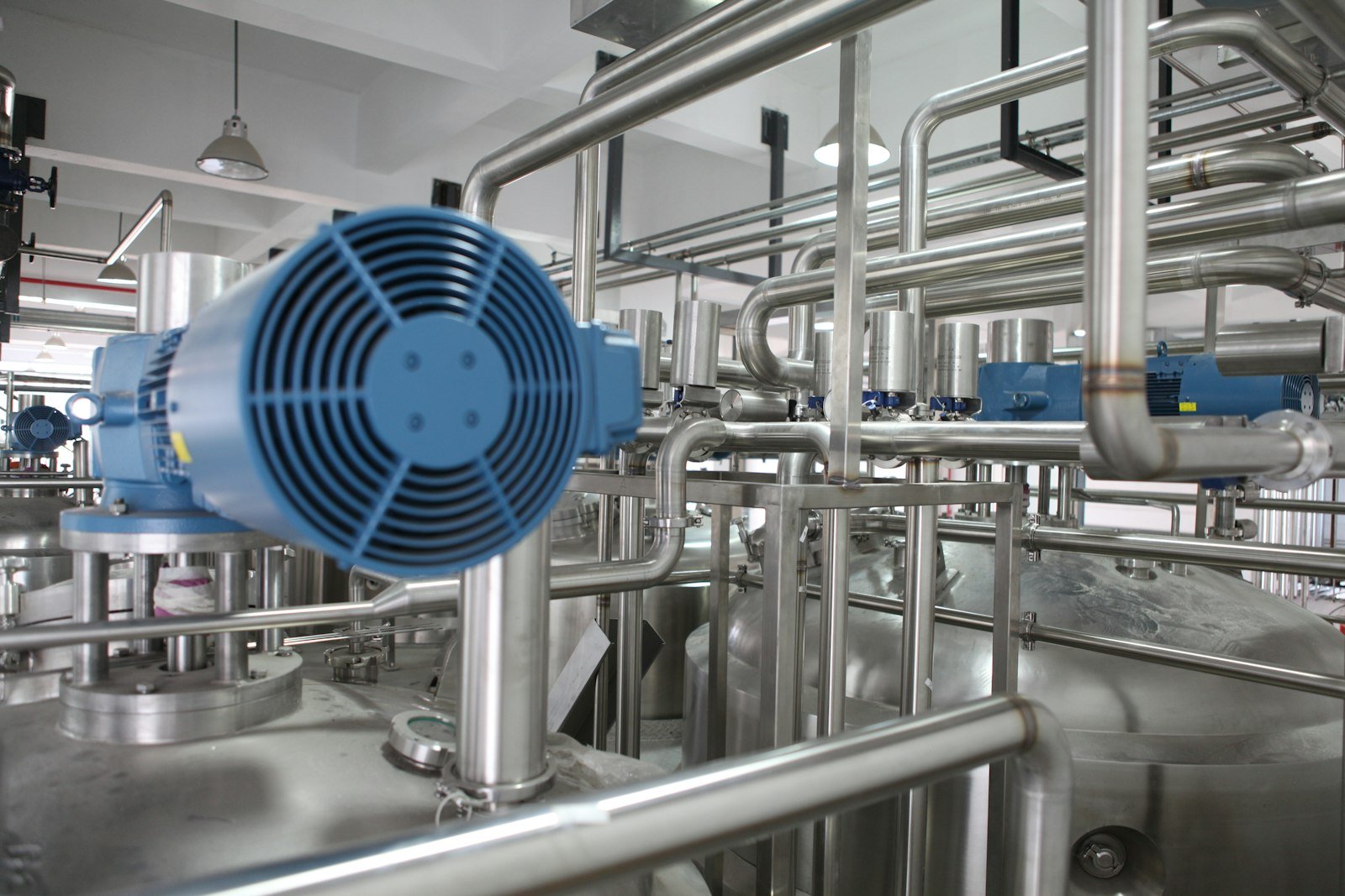 Industrial plant and processing systems